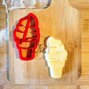 ICE CREAM cookie cutter | MyDoPe cookie cutter | St Valentin grappig cadeau idee | Volwassenen koekjessnijder