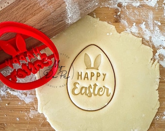 Happy Easter Egg Cookie Cutter - MyDoPe cookie cutter