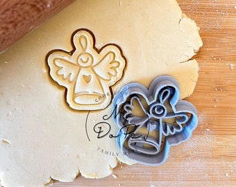 Christmas cookie cutter | Angel cookie cutter | Christmas tree ornament | MyDoPe cookie cutter | fondant and clay cutter