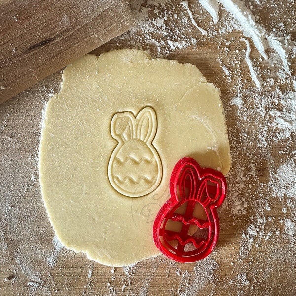 Easter Egg with Bunny's Ears Cookie Cutter - MyDoPe Cookie Cutters