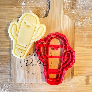 Gelukkige cactus koekjessnijder | MyDoPe cookie cutter | Wees geen prikkoekjessnijder | Grappig cadeau voor St Valentib