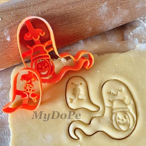 Kawaii ghosts, Halloween cute cookie cutters | MyDoPe cookie cutters | Halloween lovers gift idea | accessories for party | Funny cookie