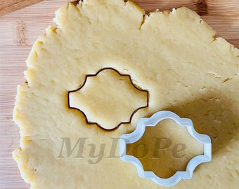Plaque "Erika" cookie cutter | Vintage frame | MyDoPe Cookie cutter | Gift idea for home bakers