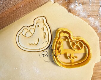 Hen with Eggs - MyDoPe Cookie Cutters