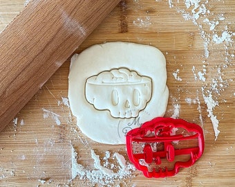 Brain Skull Halloween Cookie Cutter, MyDoPe cookie cutter
