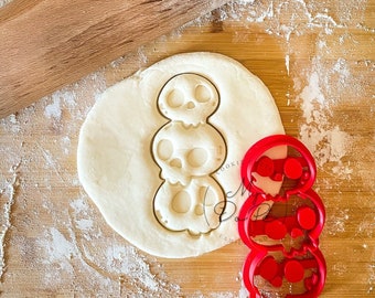 Trio of skulls cookie cutter | Halloween Cookie Cutters | MyDoPe cookie cutter