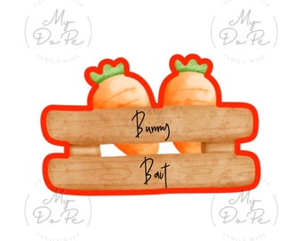 Bunny Bait Carrots Cookie Cutter - MyDoPe Cookie Cutters