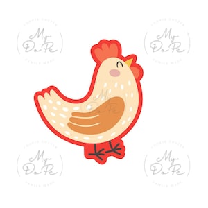 Hähnchen-Ausstecher – MyDoPe Ausstechformen – Farm Life Collection