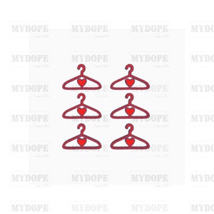 Digital Download - Heart Hanger for Mini Clothes Rack - STL file fo 3D Printing - MyDoPe Cookie Cutter