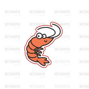 Shrimp Cookie Cutter - MyDoPe Cutters