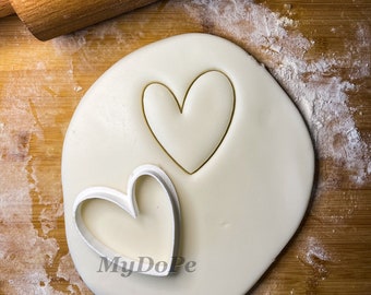 Heart “Penelope” cookie cutter, ideal gift for boyfriend | MyDoPe cookie cutter | Romantic gift for Christmas