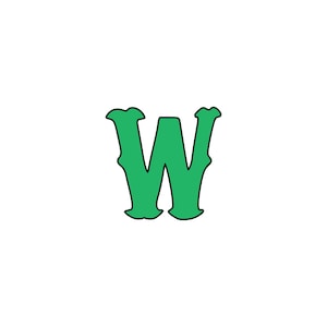 Circus Themed Letter “W” cookie cutter | MyDoPe cookie cutter