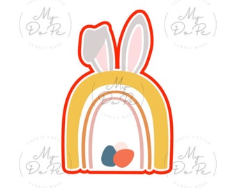 Easter Boho Rainbow Cookie Cutter - MyDoPe Cookie Cutters - Farm Life Collection