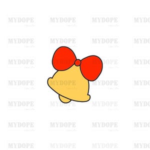Bell with big bow with scarf - Collection 2024 - MyDoPe Cutters