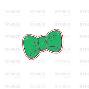 Green Bow Tie Cookie Cutter - St Patrick's Collection - MyDoPe Cutters