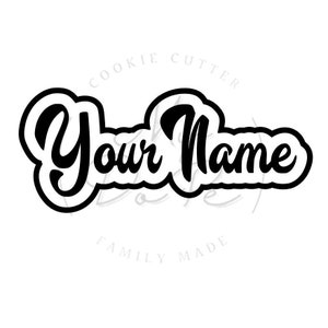 Custom name cookie cutter | 1st birthday ideas | Custom gift for wedding | St. Valentin gift idea | Xmas gift idea for boyfriend | MyDoPe