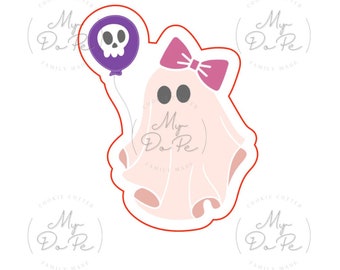 Girl Ghost with balloon - MyDoPe Cookie Cutters