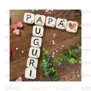Cortadores de Galletas Piezas de Juego del Día del Padre - Italiano - MyDoPe Cutters