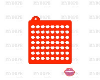 Digital Download - Lips Sprinkle Stencil - STL file for 3D Printing - MyDoPe Cookie Cutter
