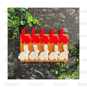 Set of 5 Nordic Bunnies Cookie Cutters - MyDoPe Cutters
