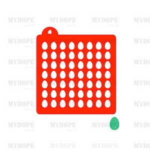 Digital Download - Easter Eggs Sprinkle Stencil - 3 sizes - STL file fo 3D Printing - MyDoPe Cookie Cutters