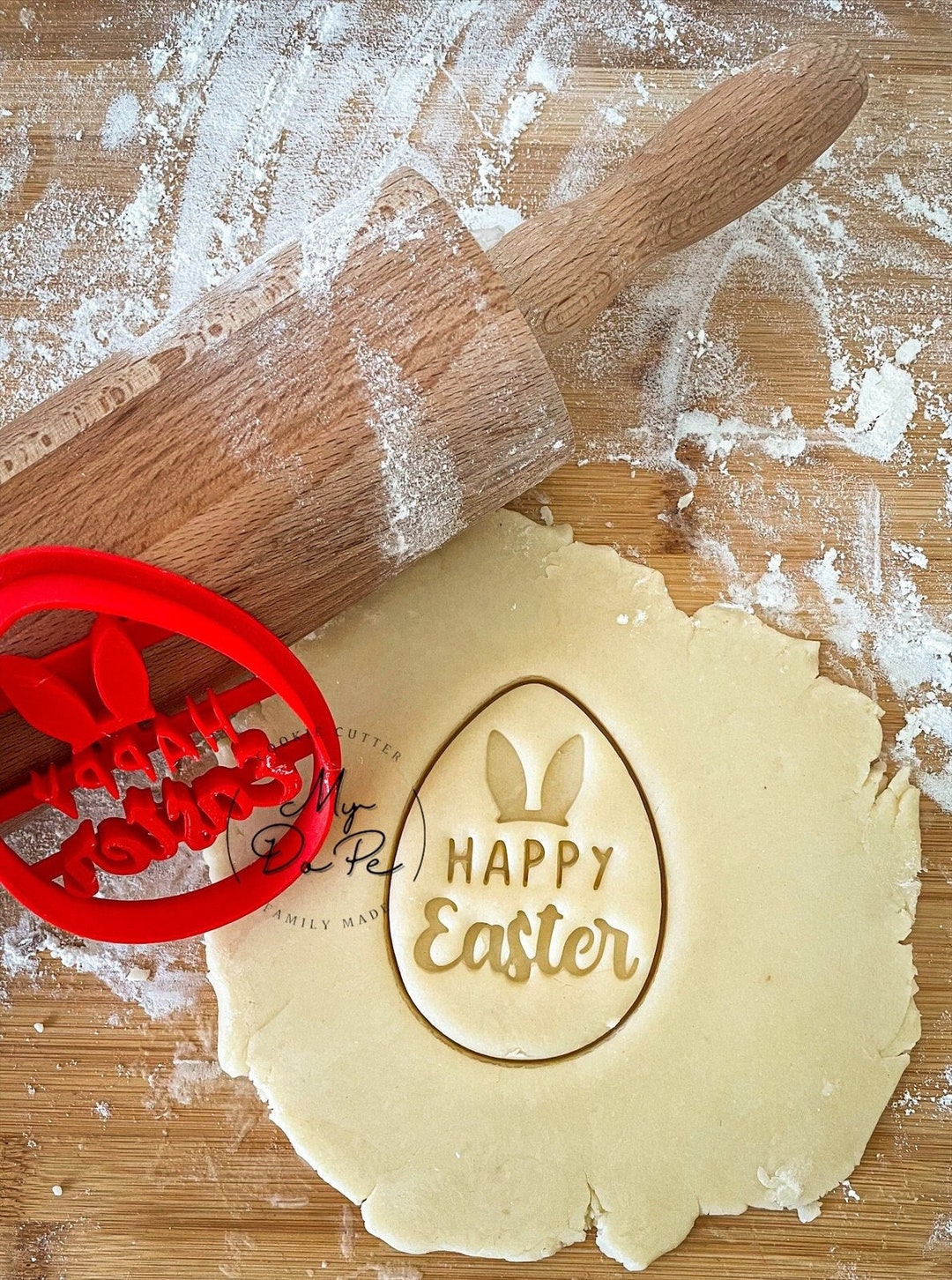 Happy Easter Egg Cookie Cutter Mydope Cookie Cutter Etsy