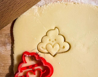 Liebe kackige Ausstechform | MyDoPe Ausstechform | Anti-Valentines Ausstechform | Erwachsene Ausstechform