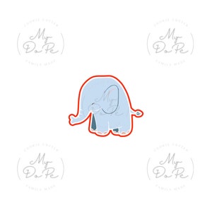 Baby Elephant Cookie Cutters  - MyDoPe Cutters