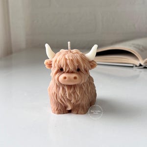 Highland Cow Candle | Highland Cattle Candle | Cow Candle | Cow Candle
