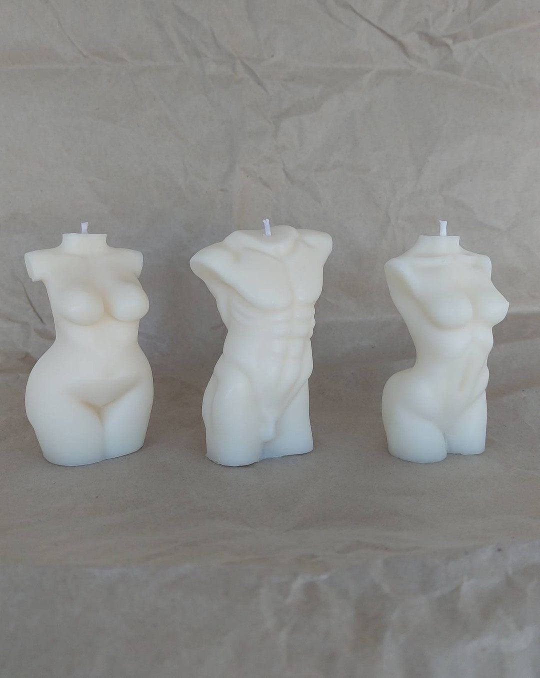 Body Candles Body Candles Torso Candles Venus Candle Etsy UK
