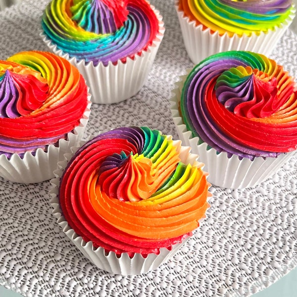 Rainbow Buttercream Frosting