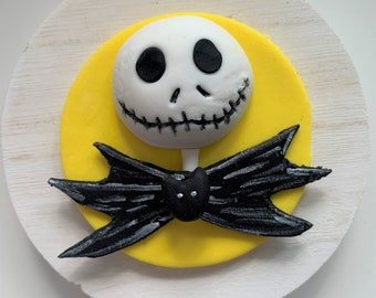 Halloween Nightmare Skeleton Cake/Cupcake Toppers