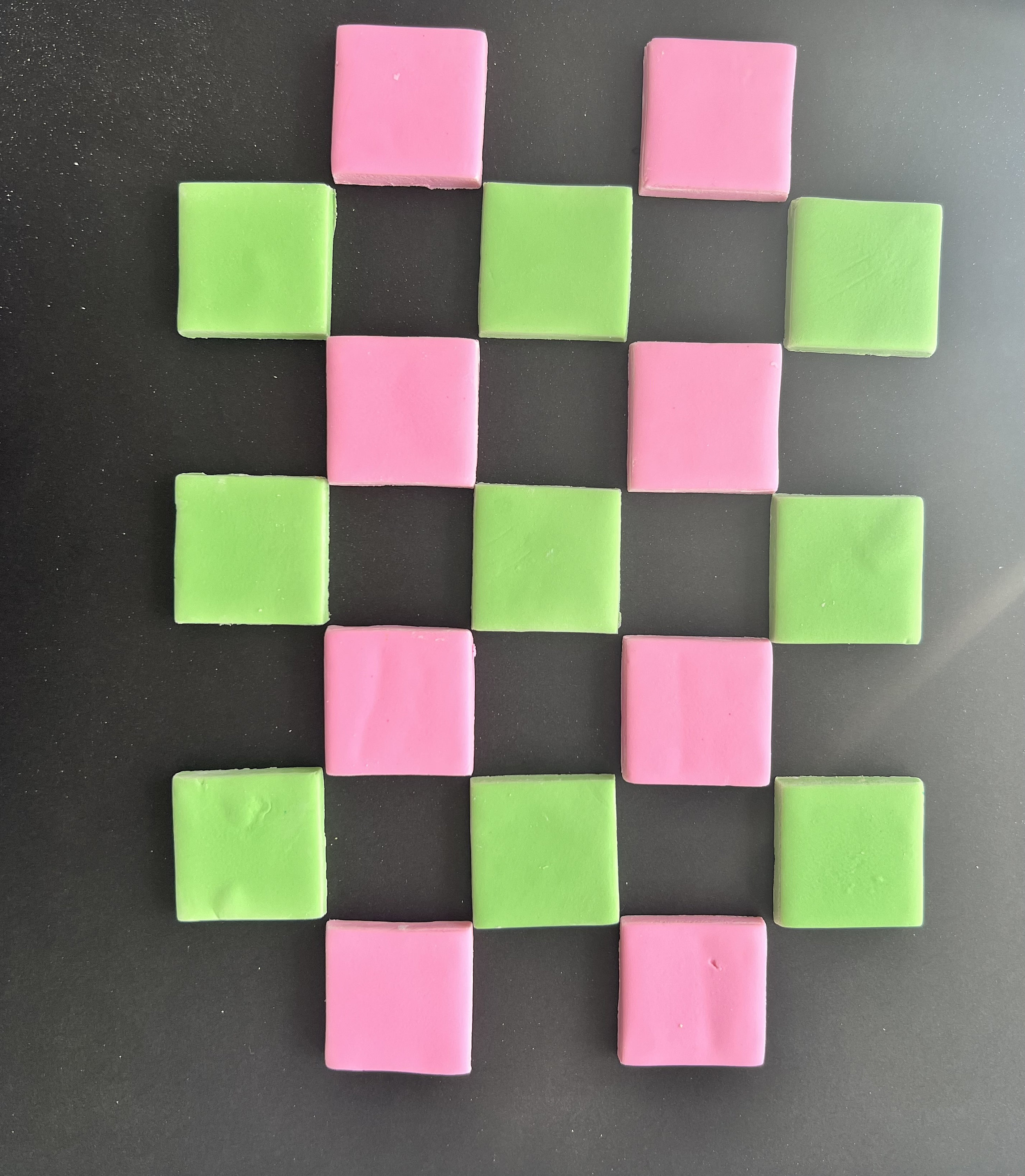 Custom Color Pixel Squares
