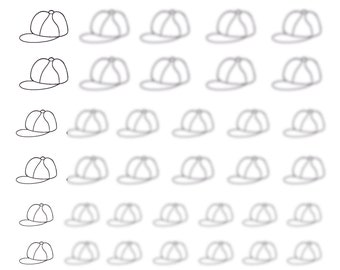 Father's Day Baseball Hat - Royal Icing Transfer Sheets