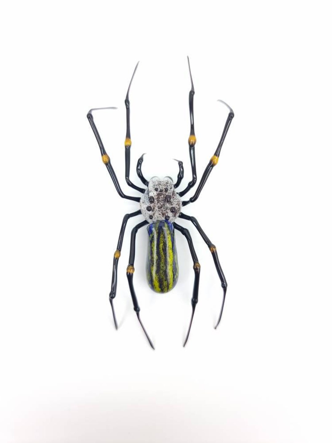 Joro Spider Sculpture Hand Blown Glass Arachnid Lampwork Etsy