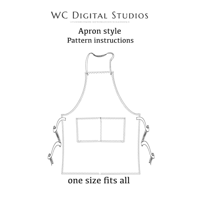 Apron Pattern (Digital) image 1