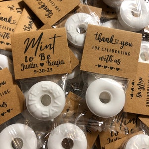 Personalized Wedding Favor Mints: &#39;Mint To Be&#39; Party Labels