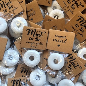 Personalized Wedding Favor Mints: &quot;Mint To Be&quot; Party Labels
