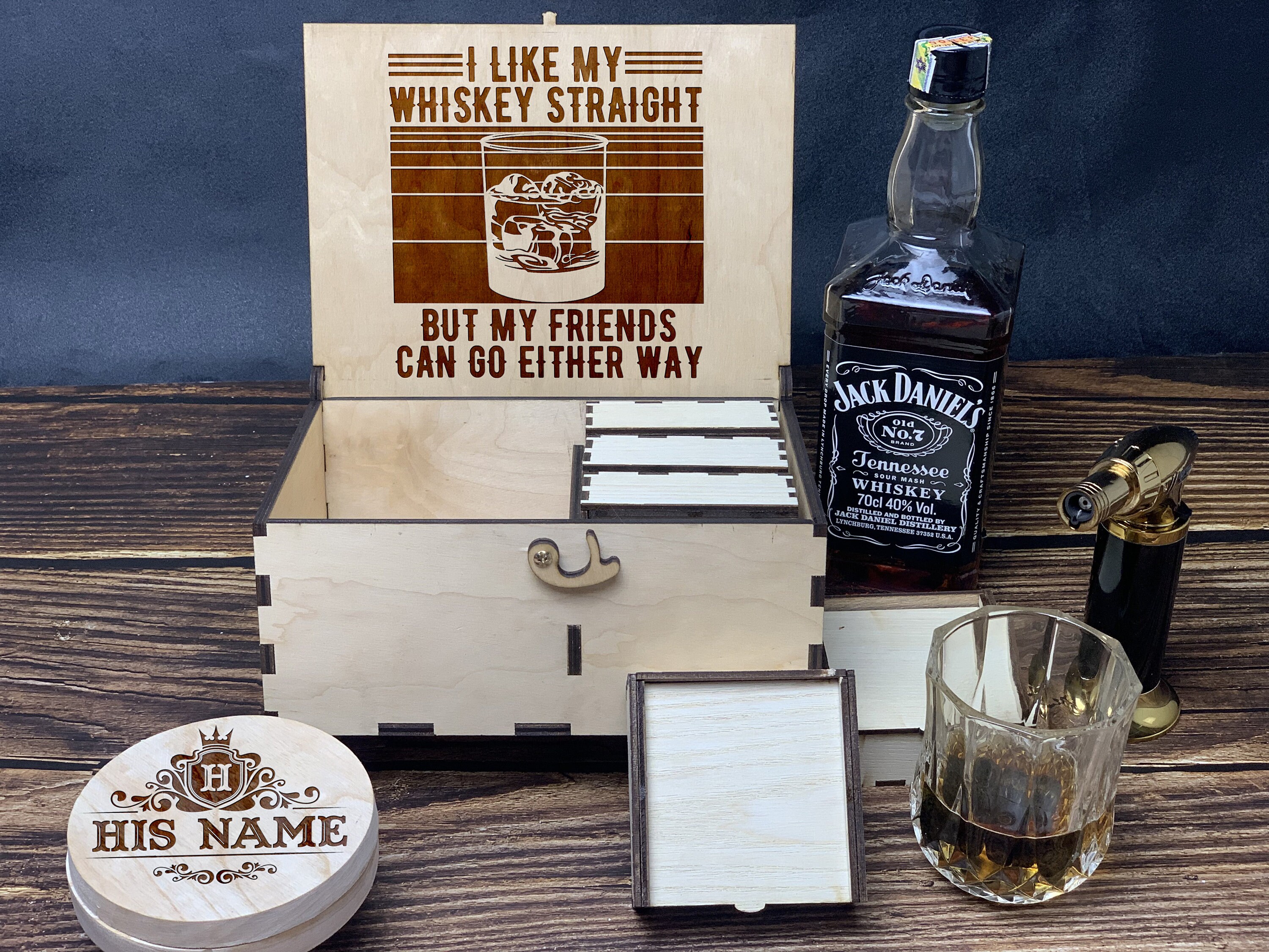 I Like Whiskey Cocktail Smoker Top Smoke Stack Kit Gift for Etsy