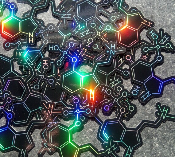Takoid Psilocybin Molecule Wallpaper