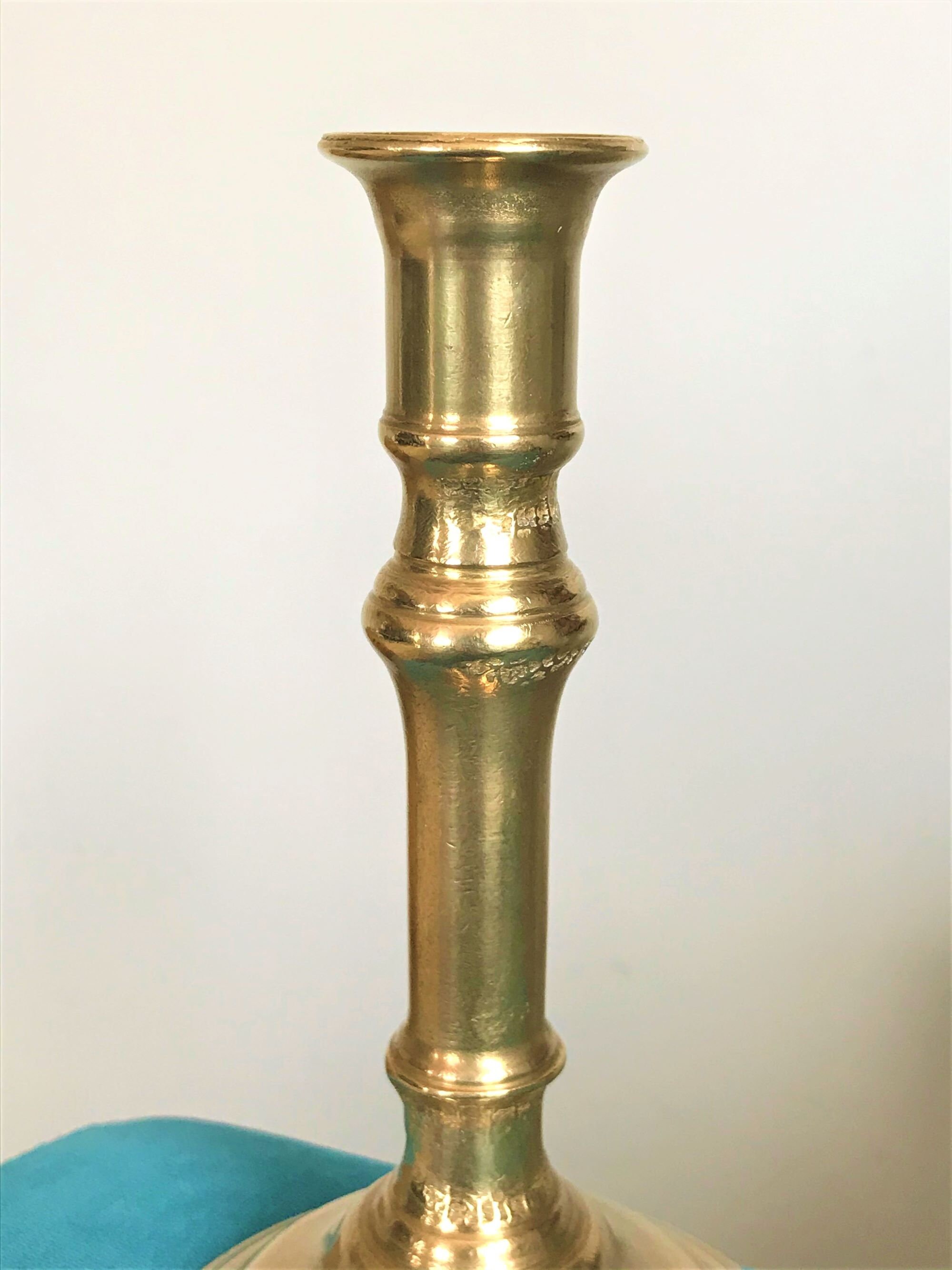 Vintage Bronze Candle Holder Classic Candlestick Lenthe French Etsy
