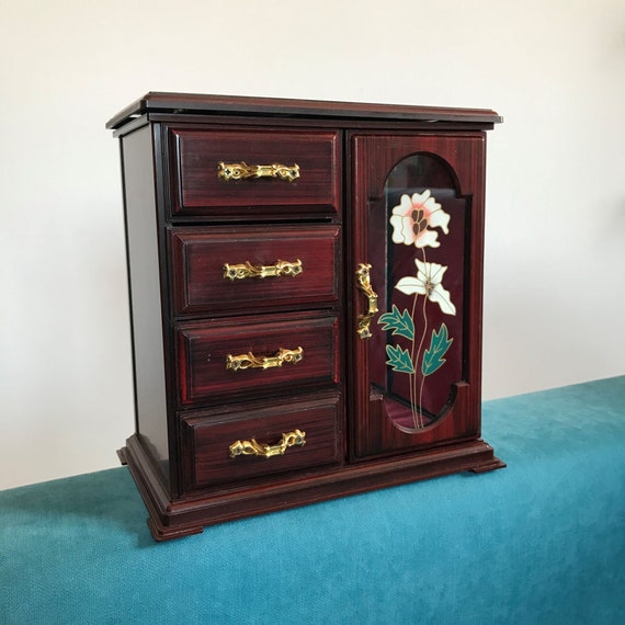 antique music jewelry box