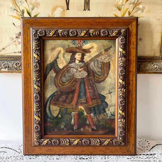 アンティーク 宗教画 油彩 【公式通販】