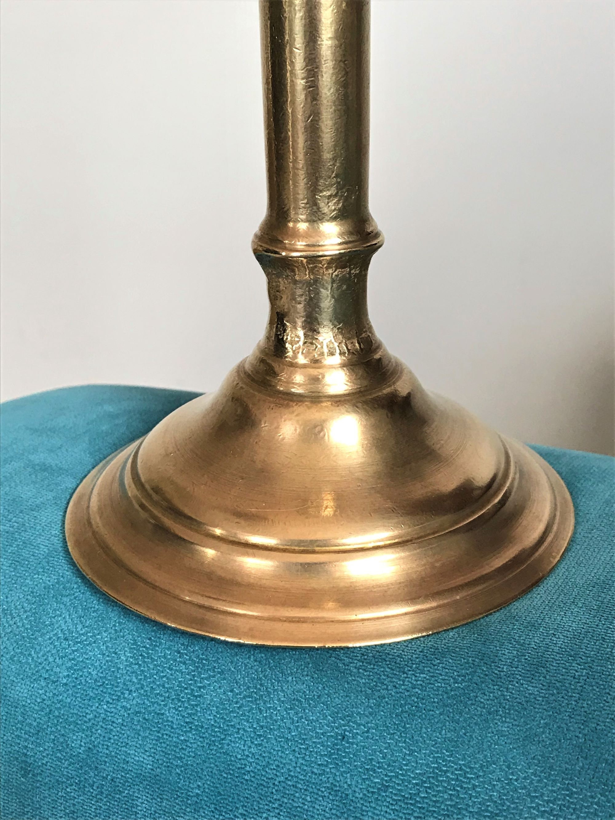 Vintage Bronze Candle Holder Classic Candlestick Lenthe French Etsy