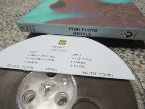 Pink Floyd Meddle 71/2 IPS 4 Track Reel to Reel 