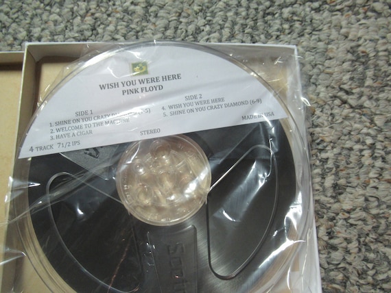 Pink Floyd Wish You Were Here 71/2 IPS 4track Reel to Reel