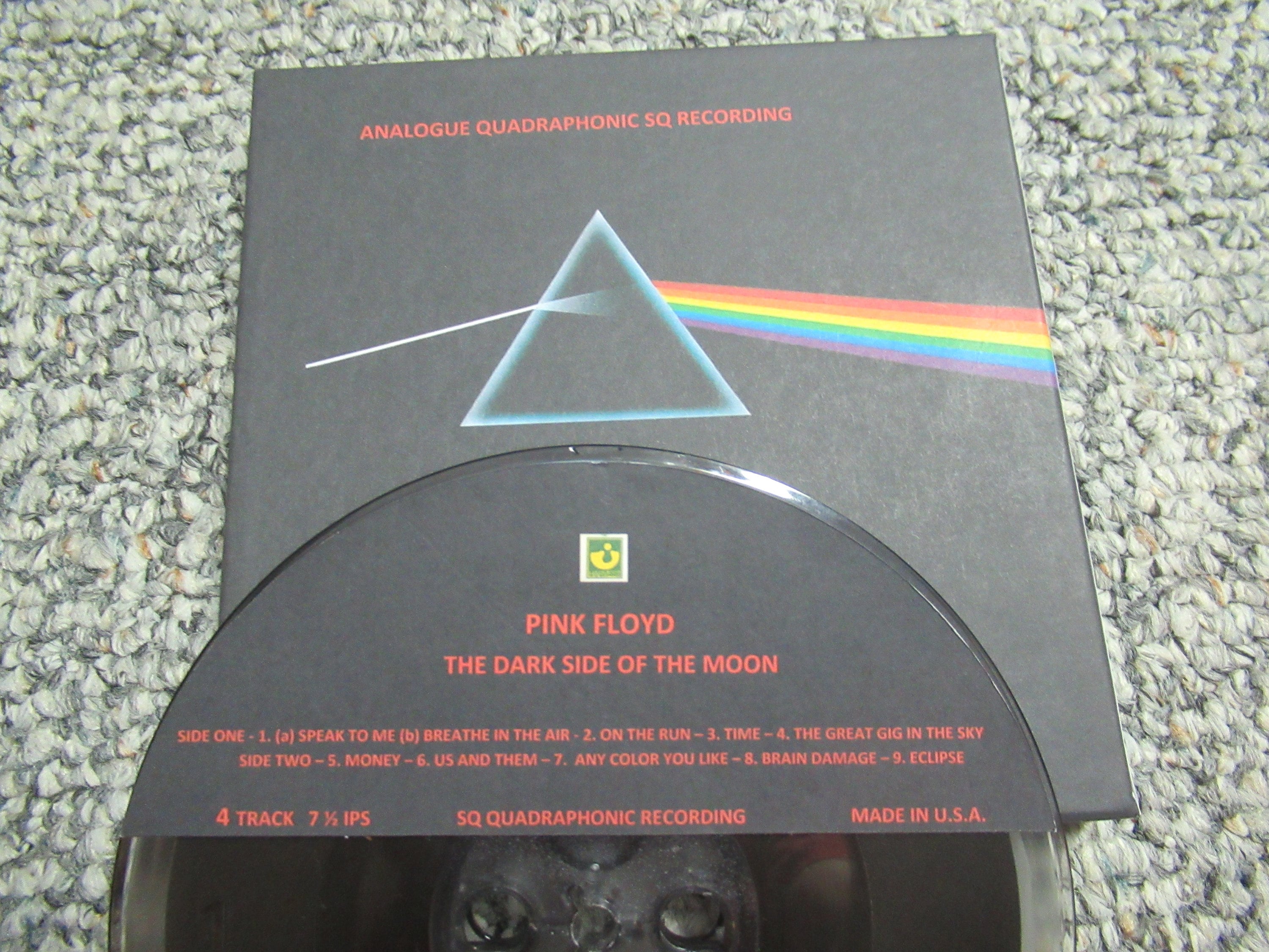 Pink Floyd Quadraphonic 4 Channel Reel to Reel the Dark Side of