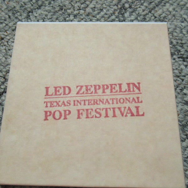 Led Zeppelin    Texas International Pop Festival 1969      71/2 IPS Track Reel to Rell Tape