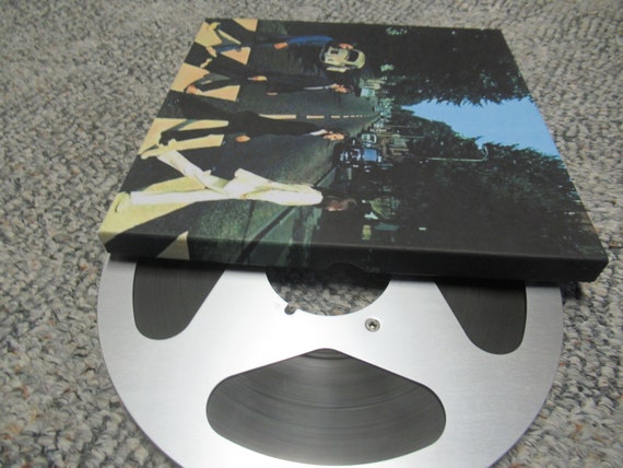 BLACK　with the beatles 2track 15ips The Beatles Abbey Road 2track 15IPS Reel to Reel Tape - Etsy