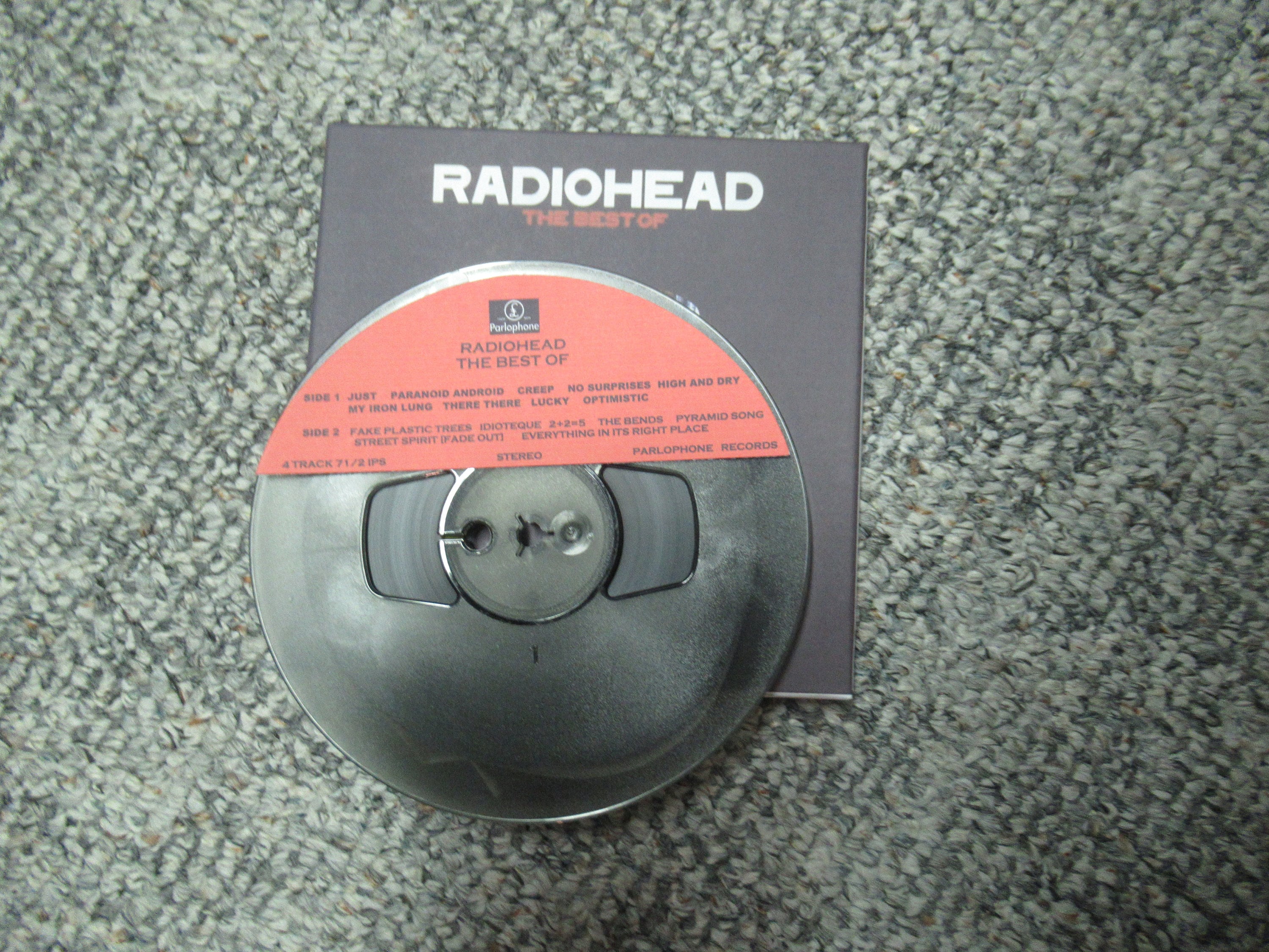 Radiohead the Best of 4 Track 71/2 IPS Reel to Reel Tape - Etsy